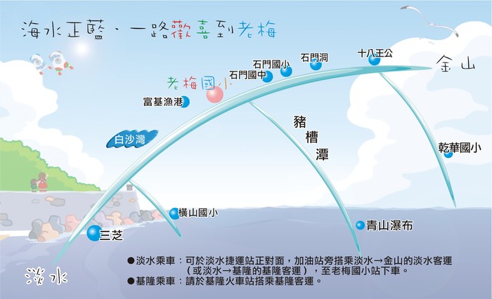 老梅交通圖